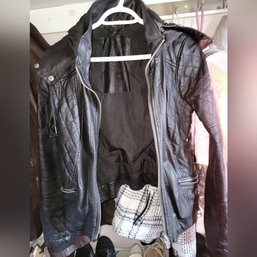 Garage Rebel Size M Faux Leather Jacket